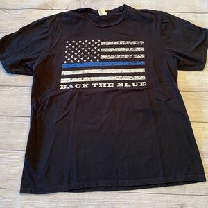Back the Blue Flag T-Shirt